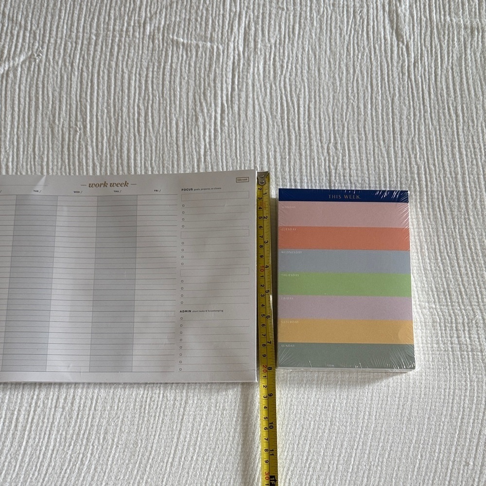 Weekly Planner and Notepad Set NWT - Picture 6 of 6